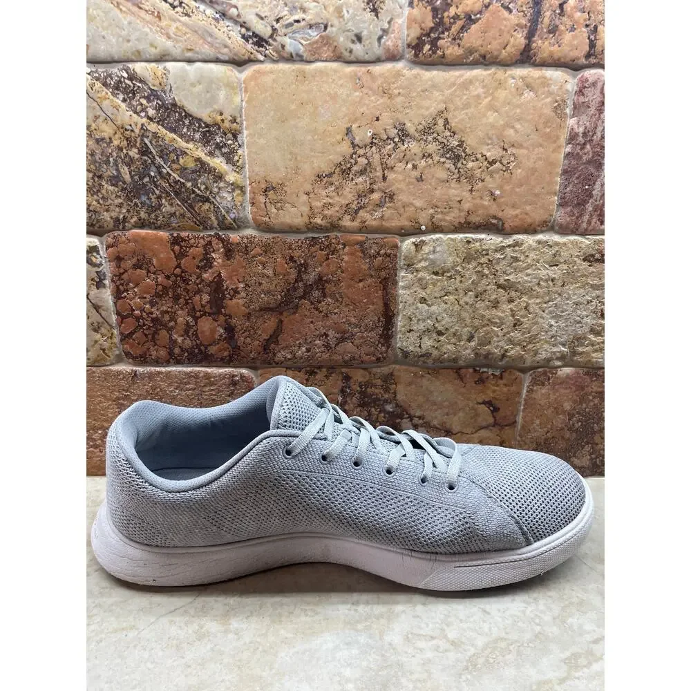 Peter Millar Sneaker Size 12 Gray Knit Lace Up Comfort Shoes Mens Lightweight